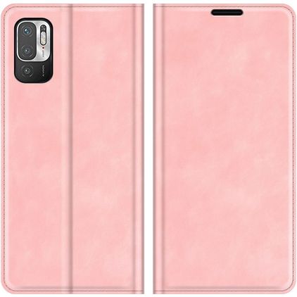 Mobigear Retro Slim POCO M3 Pro Hülle Klapphülle Geldbörse - Pink