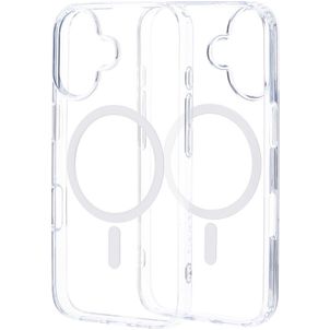 Mobiparts Hardcover Durchsichtig iPhone 16 MagSafe Hülle Hardcase Backcover - Transparent