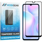 Mobigear Premium Xiaomi Redmi 9A Panzerglas Gehärtetes Glas Displayschutz - Hüllenfreundlich - Schwarz