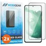 Mobigear Premium Samsung Galaxy S22 Panzerglas Gehärtetes Glas Displayschutz - Hüllenfreundlich - Schwarz (2er Pack)