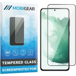 Mobigear Premium Samsung Galaxy S22 Plus Panzerglas Gehärtetes Glas Displayschutz - Hüllenfreundlich - Schwarz