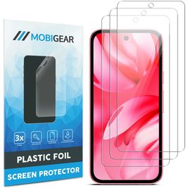 Mobigear Google Pixel 9a Displayschutz Schutzfolie - Hüllenfreundlich (3er Pack)