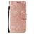 Mobigear Flowers Huawei P40 Hülle Klapphülle Geldbörse - Roségold