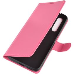 Mobigear Classic Realme X50 Hülle Klapphülle Geldbörse - Magenta