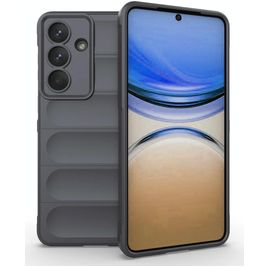 Mobigear Bumpy Samsung Galaxy S26 Plus Hülle Flexibles TPU Backcover - Grau