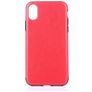 Mobigear Excellent iPhone XS Max Hülle Flexibles TPU Backcover - Rot