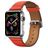 Mobigear Roma Leder Apple Watch Armband Dornschließe - 42/41/40/38 mm - Orange