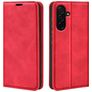Mobigear Retro Slim Samsung Galaxy A27 Hülle Klapphülle Geldbörse - Rot
