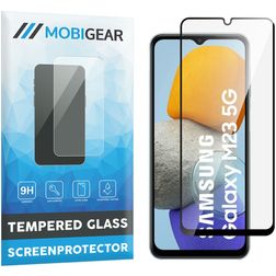 Mobigear Premium Samsung Galaxy M23 Panzerglas Displayschutz - Hüllenfreundlich - Schwarz
