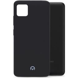 Mobilize Rubber Gelly Samsung Galaxy A03 Hülle Flexibles TPU Backcover - Matt Black