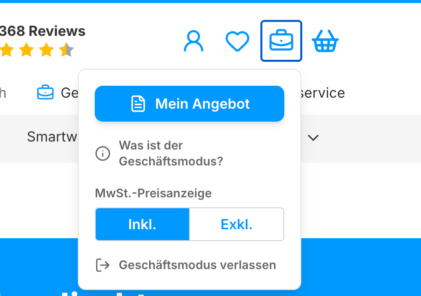 Business-Modus