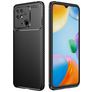 Mobigear Racing Xiaomi Redmi 10C Hülle Flexibles TPU Backcover - Schwarz