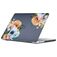 Mobigear Design MacBook Air 15 Zoll (2023-2026) Hardcase Hülle MacBook Case - Flowers Black - Model A2941 / A3114 / A3241 / A3448