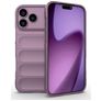 Mobigear Bumpy iPhone 18 Pro Max Hülle Flexibles TPU Backcover - Lila
