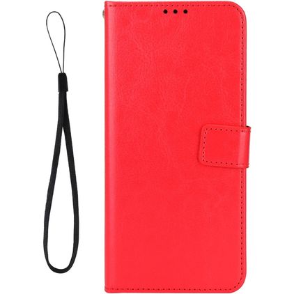 Mobigear Wallet HONOR X7 Hülle Klapphülle Geldbörse - Rot