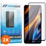 Mobigear Premium POCO X4 GT Panzerglas Gehärtetes Glas Displayschutz - Hüllenfreundlich - Schwarz (2er Pack)