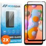 Mobigear Premium Samsung Galaxy A11 Panzerglas Gehärtetes Glas Displayschutz - Hüllenfreundlich - Schwarz (2er Pack)
