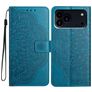 Mobigear Mandala iPhone 18 Pro Klapphülle Portemonnaie - Blau