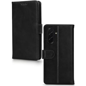 Mobilize Premium Gelly Samsung Galaxy A36 Hülle Klapphülle Geldbörse - Schwarz