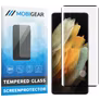Mobigear Curved Samsung Galaxy S21 Ultra Panzerglas Gehärtetes Glas Displayschutz - Hüllenfreundlich - Schwarz