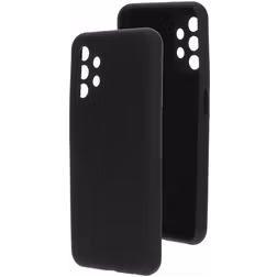 Mobiparts Samsung Galaxy A13 4G Silikon Hülle Backcover - Schwarz