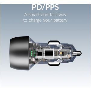 Mobilize Dual USB / USB-C Auto Ladegerät Power Delivery 48W - Schwarz