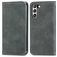 Mobigear Retro Slim Samsung Galaxy S21 FE Hülle Klapphülle Geldbörse - Grau