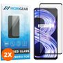 Mobigear Premium Realme 8 Panzerglas Gehärtetes Glas Displayschutz - Hüllenfreundlich - Schwarz (2er Pack)