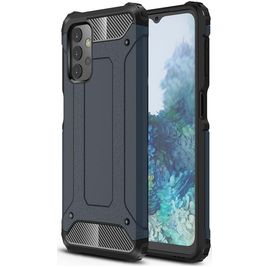 Mobigear Outdoor Samsung Galaxy A32 5G Hülle Hardcase Backcover Stoßfest - Marineblau