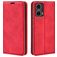Mobigear Retro Slim Motorola Moto G85 Hülle Klapphülle Geldbörse - Rot