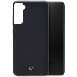 Mobilize Rubber Gelly Samsung Galaxy S21 Plus Hülle Flexibles TPU Backcover - Matt Black