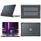 Mobigear Shockproof Pro MacBook Pro 16 Zoll (2021-2024) Hardcase Hülle MacBook Case - Schwarz - Model A2485 / A2780 / A2991 / A3186