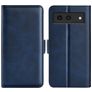 Mobigear Slim Magnet Google Pixel 8a Hülle Klapphülle Geldbörse - Dunkelblau
