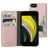Mobiparts Classic Wallet iPhone SE (2020) Hülle Klapphülle Geldbörse - Pink