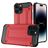 Mobigear Outdoor iPhone 14 Pro Max Hülle Hardcase Backcover Stoßfest - Rot