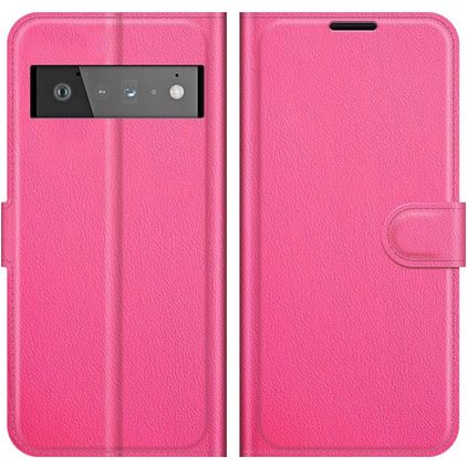 Mobigear Classic Google Pixel 6 Pro Klapphülle Portemonnaie - Magenta