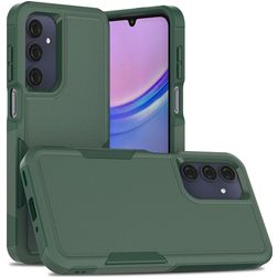 Mobigear Heavy Armor Durchsichtig Samsung Galaxy A16 Hülle Hardcase Backcover Stoßfest - Grün