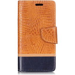 Mobigear Croco Xiaomi Mi 8 SE Hülle Klapphülle Geldbörse - Orange