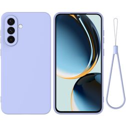 Mobigear Rubber Touch Samsung Galaxy A56 Silikon Hülle Backcover - Lila