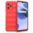 Mobigear Bumpy Realme C35 Hülle Flexibles TPU Backcover - Rot