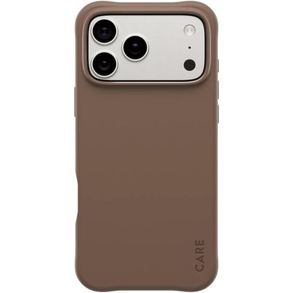 CARE by PanzerGlass Fashionable iPhone 17 Pro Max Silikon MagSafe Backcover - Espresso