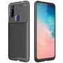 Mobigear Racing Samsung Galaxy M51 Hülle Flexibles TPU Backcover - Schwarz