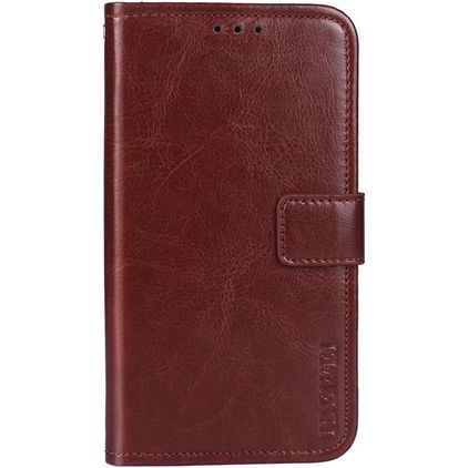 Mobigear Wallet Wiko Power U30 Hülle Klapphülle Geldbörse - Braun
