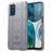 Mobigear Rugged Shield Motorola Moto G42 Hülle Flexibles TPU Backcover Stoßfest - Grau
