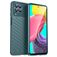 Mobigear Groove Samsung Galaxy M53 Hülle Flexibles TPU Backcover - Grün