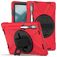Mobigear SureGrip XGuard Lenovo Tab P11 Pro Gen 2 Hülle Kunststoff,Silikon Backcover + Stifthalter + Ständer - Rot