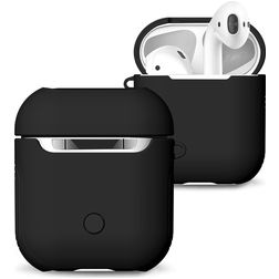 Mobigear Frosted Apple AirPods 2 Hardcase Hülle - Schwarz