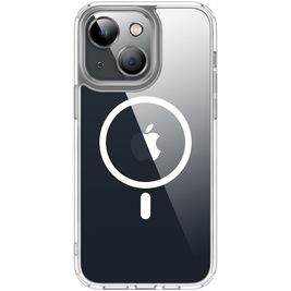 Valenta Trend iPhone 13 MagSafe Hülle Hardcase Backcover - Transparent / Weiß