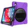 Mobigear SureGrip XGuard iPad Air 11 Zoll (2025) Hülle Kunststoff,Silikon Backcover + Stifthalter + Schulterträger + Ständer - Lila