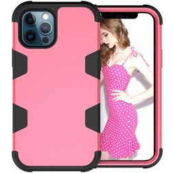 Mobigear Ultra Tough iPhone 12 Pro Max Hülle Hardcase Backcover Stoßfest - Magenta